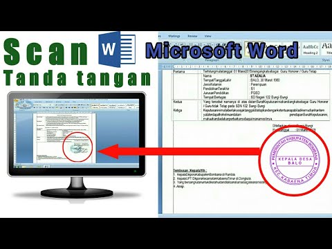 Cara Scan Tanda Tangan Stempel Yang Benar Hd Youtube