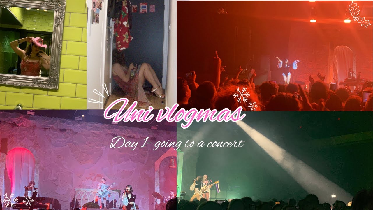 Uni Vlogmas 1 | Seeing The Last Dinner Party! 🌟