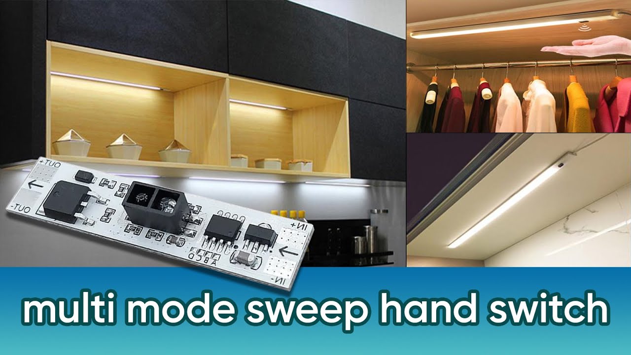 multi mode Sweep Hand Sensor Switch - YouTube