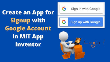 How to make a sign up page in MIT app inventor