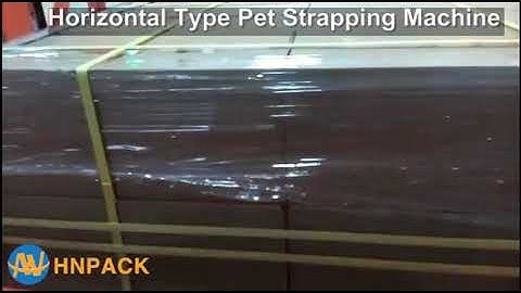 Horizontal Strapping machine With AC Motor Driven