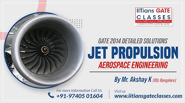 GATE 2012 Aerospace Engineering Question Paper | Propulsion Solution | GATE Aerospace Engineering