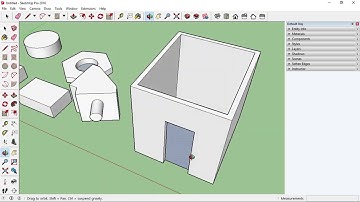 How to use Push / Pull tool in Sketchup | Sketchup Tutorial in Tamil | MDS | Civil Knowledge Tamil