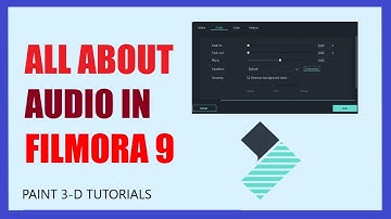 ALL ABOUT AUDIO | VIDEO EDITING | FILMORA 9 | PAINT 3D TUTORIALS | SHIVIJ GROVER |