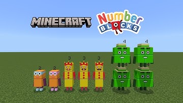 Numberblocks Minecraft Addon 1.6.6 Update