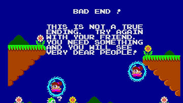 Bubble Bobble - MSX 2 - Super Mode 1P ending