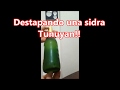 Destapando una deliciosa sidra Tunuyan