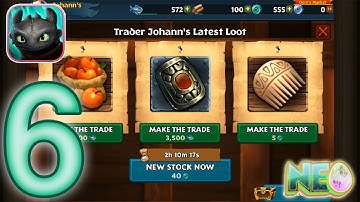 Dragons Rise Of Berk: Gameplay Walkthrough Part 6 - Trader Johann (iOS, Android)