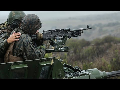 US Marines • M240B Medium Machine Gun Live Fire