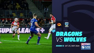 Highlights | Catalans Dragons v Warrington Wolves | 2024 Betfred Super League, Round 12