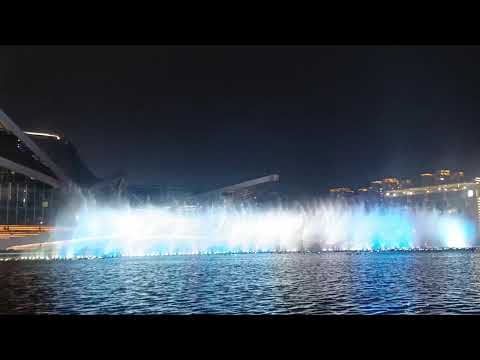 MUSICAL WATER FOUNTAIN DANCE IN JINWAN, ZHUHAI CHINA