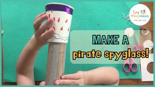 How to Make a Pirate Spyglass | Easy Kids Craft