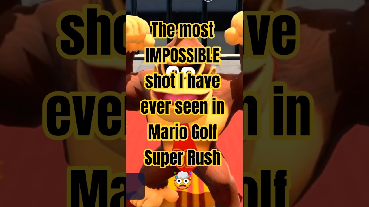Одна на миллион неудача в Mario Golf Super Rush 