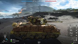 Battlefield V - M4 Sherman Perfect Match [No Deaths] Iwo Jima