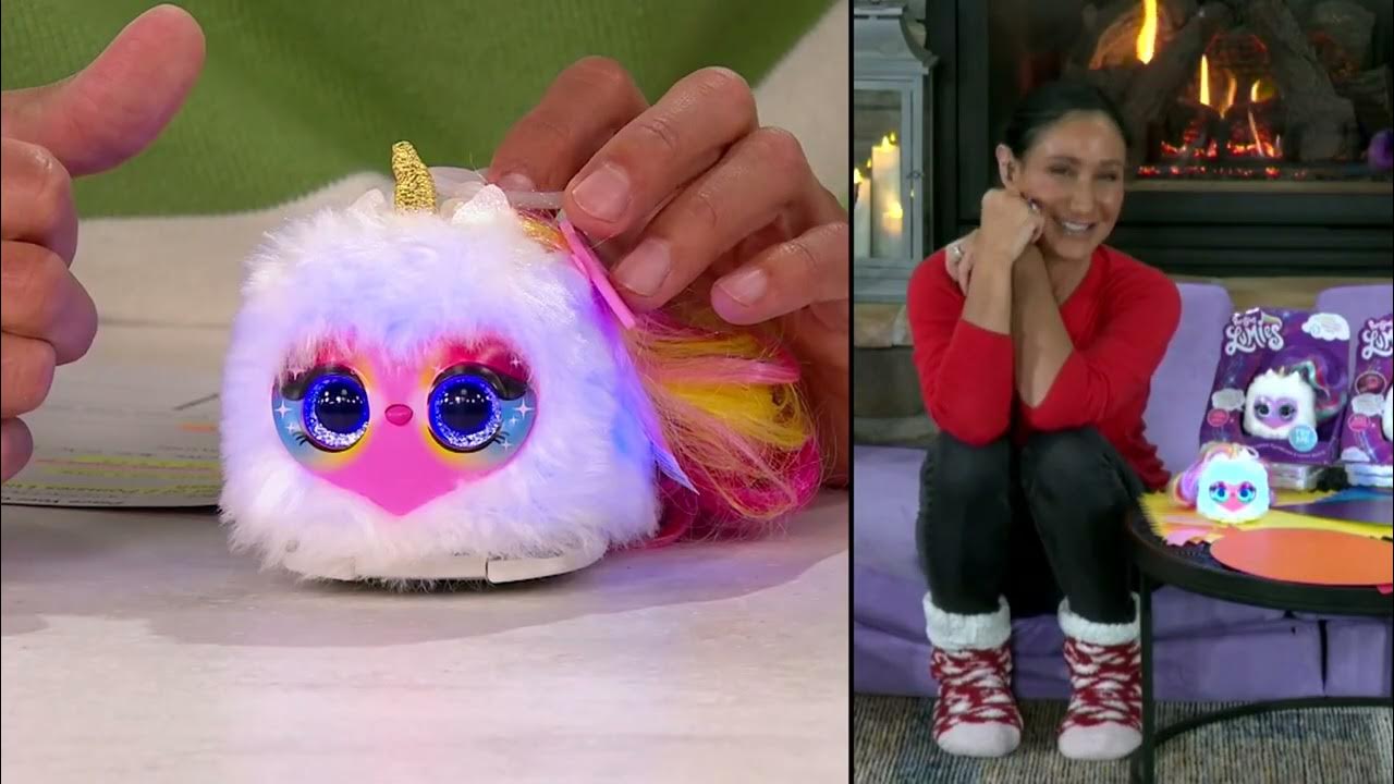 Set of 2 Pomsies Lumies Interactive Lighted Plush on QVC YouTube