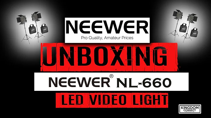 Neewer NL 660: Metal, Bi-color (3200-5600K) LED Video Light | Unboxing