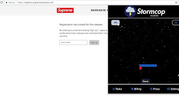 Stormcop Supreme Bot | In-Store Registration Feature