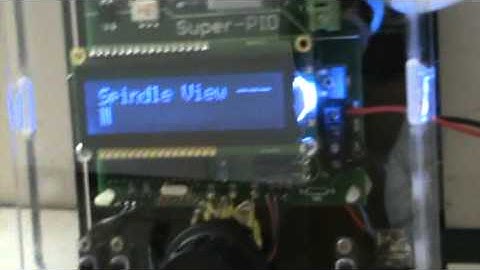 Super-PID CNC spindle view mode