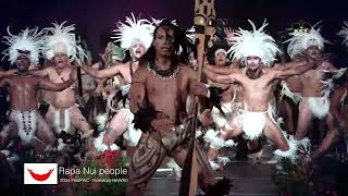 Rapa Nui traditional dance in Hawaii at the FestPAC 2024
