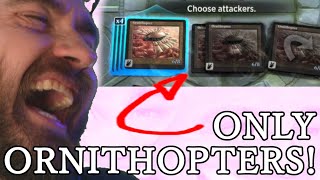 THE SHAME OF LOSING TO THOPTER AGGRO IS UNBEARABLE, AND THEIR DAYS ARE RUINED. Historic MTG Arena