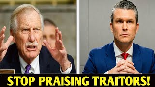 Angus King Challenges Pentagon: "Why Glorify Confederate Traitors?"
