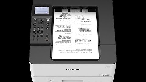CANON IMAGE CLASS LBP 226 DW PRINTER INSATALATION - WINDOWS10
