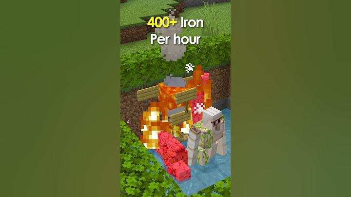 Best IRON Farm in Minecraft Bedrock!