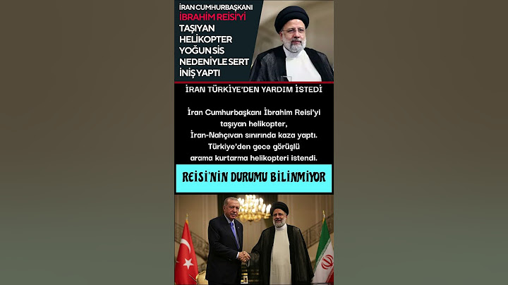 Cumhurbaşkanı REİSİ Hayatını Kaybetti, SUİKAST mi? #sondakika