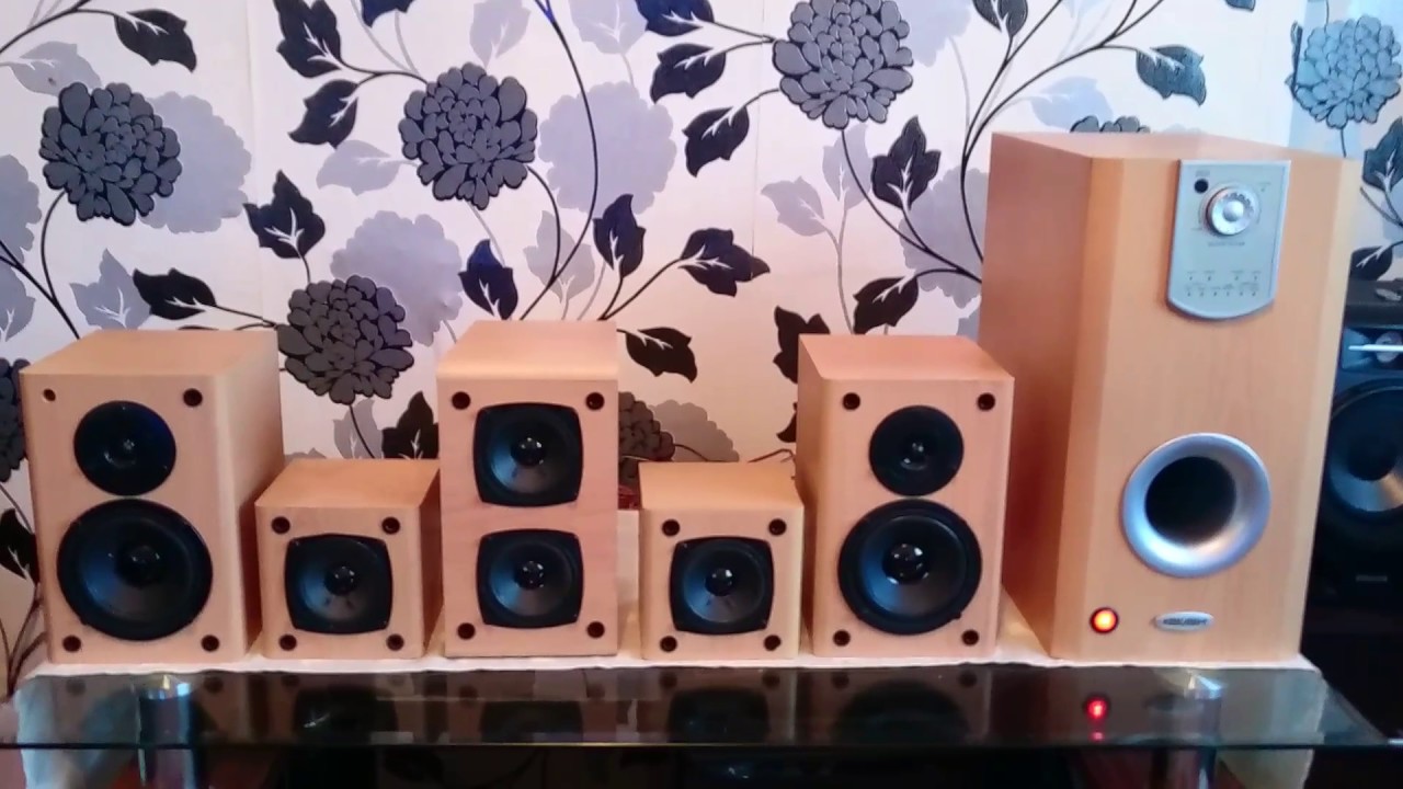 Bush surround sound system with active 