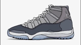 cartoon jordan 11