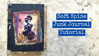 Soft Spine Junk Journal Tutorial/Part 1/Cover & Signature Bases screenshot 2