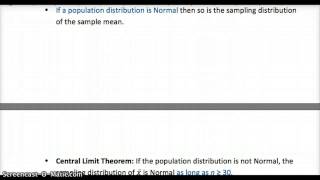 Stats 7.3- Sampling Distributions of Sample Means