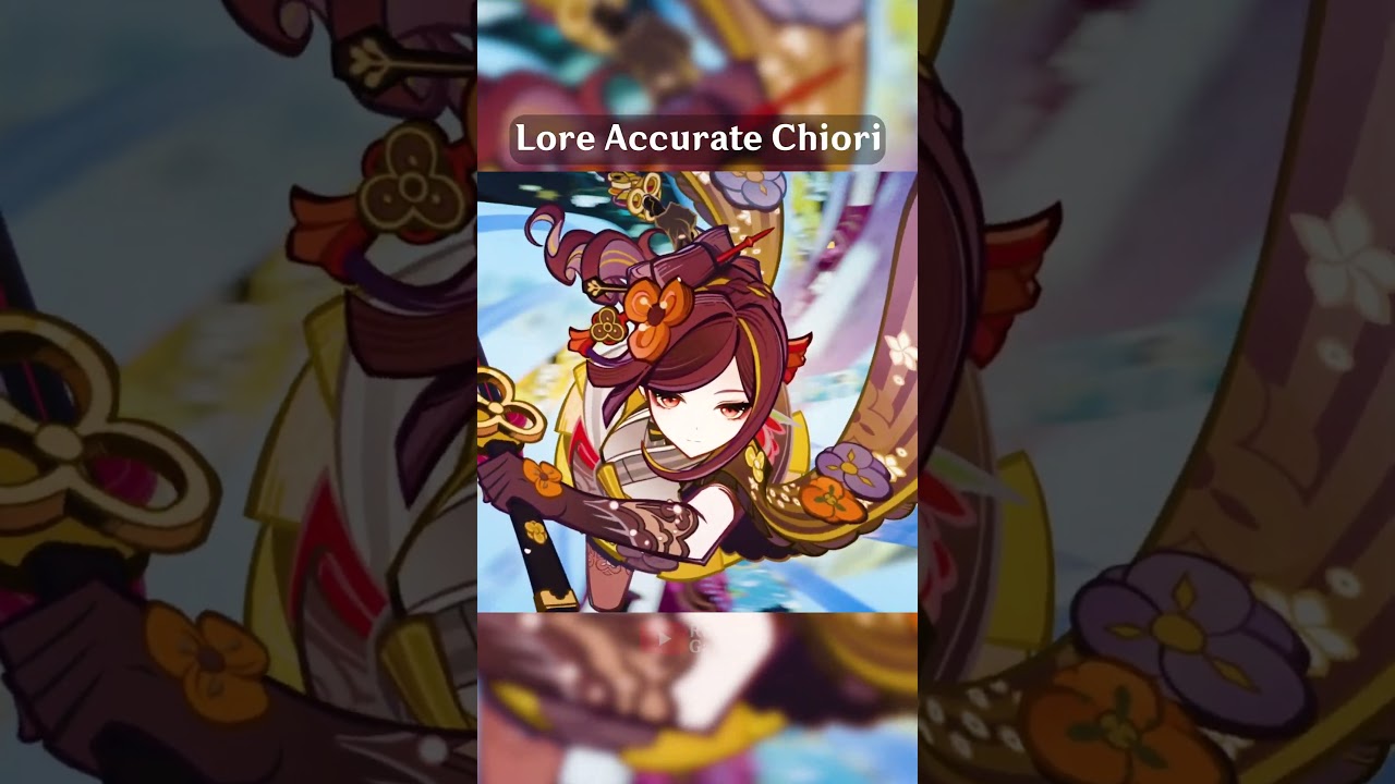 Genshin Impact Normal Chiori Vs Lore Accurate Chiori 