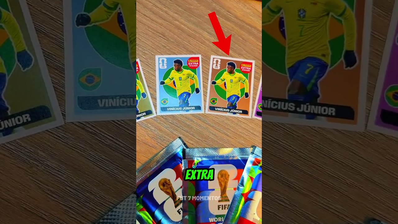 A FIGURINHA MAIS RARA DO ÁLBUM DA COPA 2026... #futebol #shorts