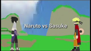Naruto vs Sasuke - Naruto Shiddepuden - Stick Nodes -