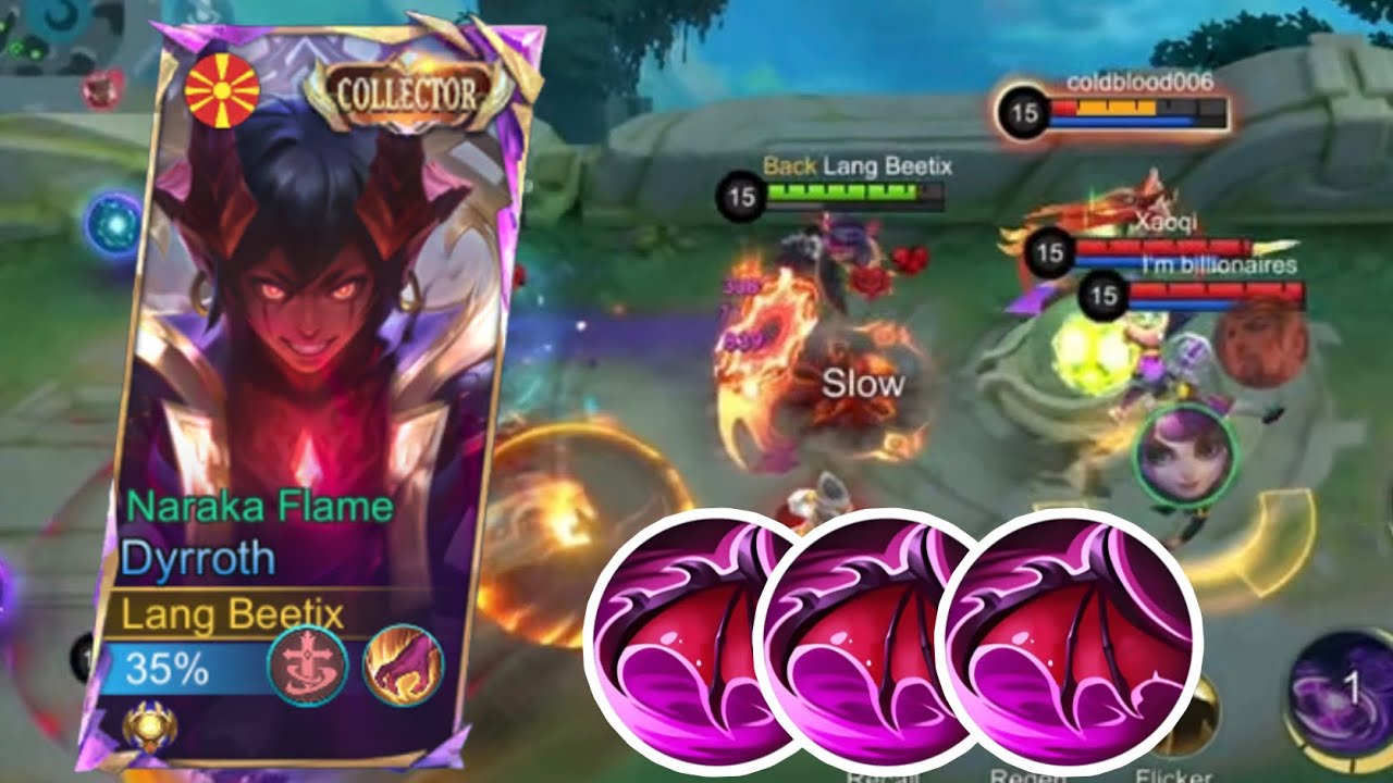 DYRROTH BEST BUILD COMBO BEST HERO TO PUSH RANK SOLO