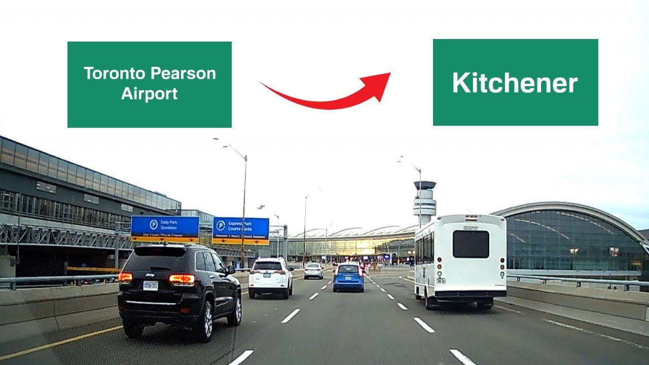 Toronto Pearson Airport To Kitchener Driving Tour YouTube