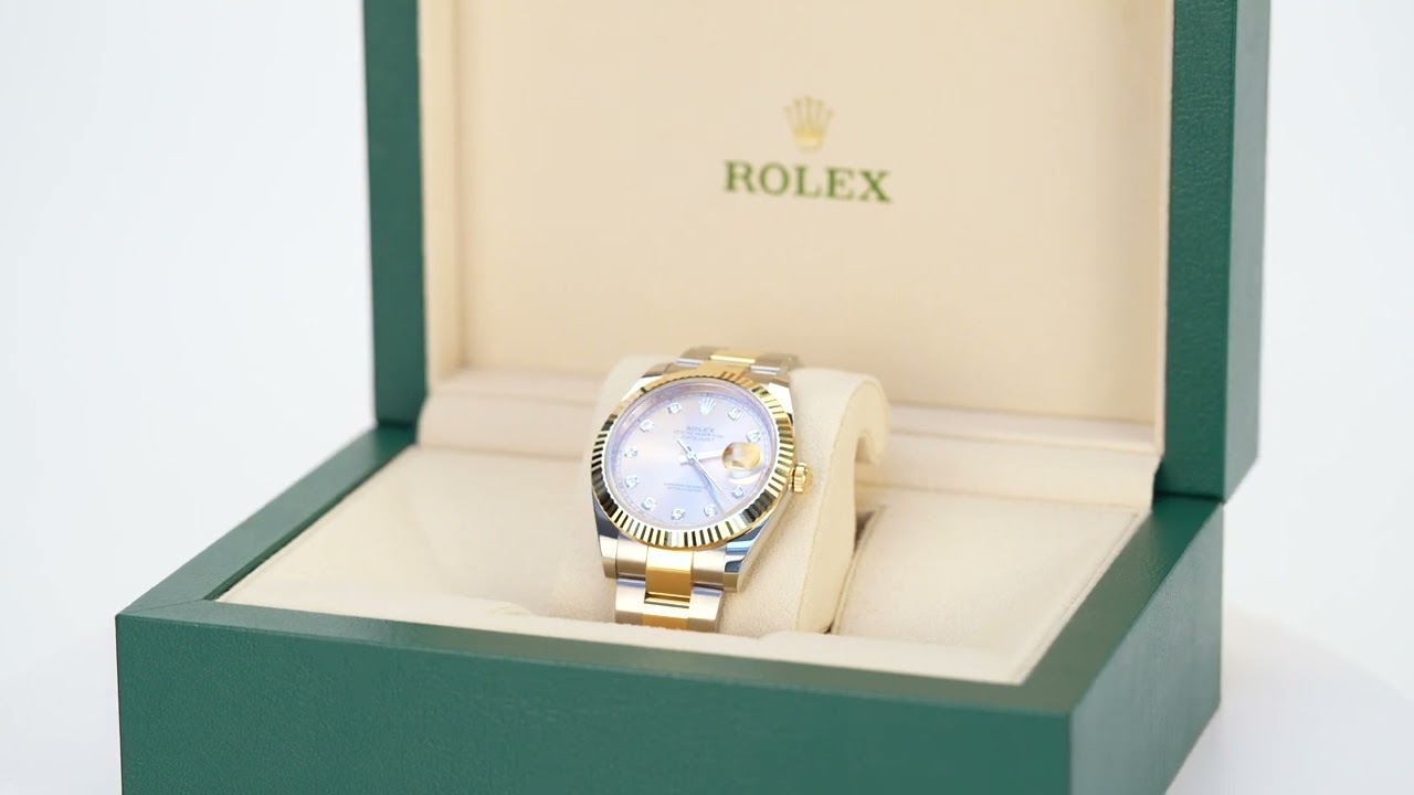 Rolex Datejust 41mm Two Tone Yellow Gold Steel 126333 Luxury Shopping