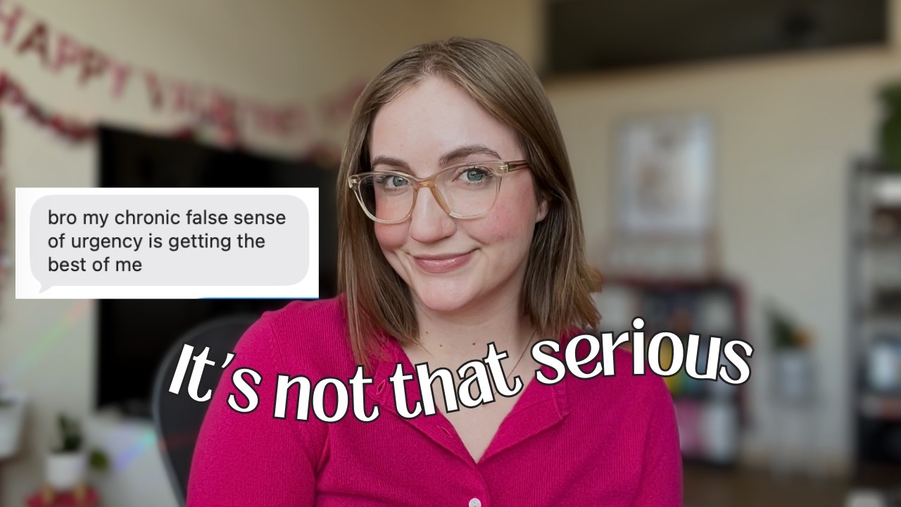 How I'm finding my chill and beating my chronic false sense of urgency