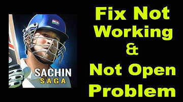 How To Fix Sachin Saga Cricket Not Working Problem Android | Sachin Saga Cricket Not Open Problem
