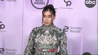 Lauren Jauregui arrives at 2022 American Music Awards Red carpet