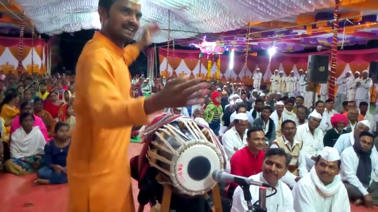 जबरदस्त मृदंग वादक भरत महाराज पठाडे आणि ज्ञानराज महाराज विटेकर