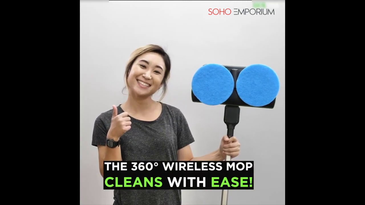 Rechargeable Cordless Floor Cleaner Mop – Soho Emporium