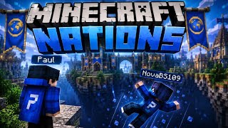 Ich falle ins void erste Folge Minecraft Nations (Neues Projekt)
