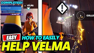 How to EASILY Complete Velma's Found Quest - Help Velma & Find Velma's Magnifying Glass - Fortnite