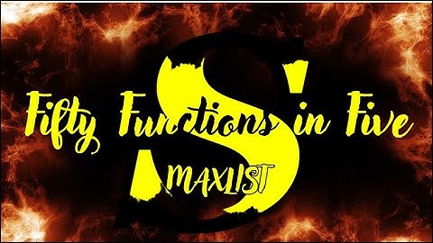 50 Functions in Five | MaxList Explained in EasyLanguage