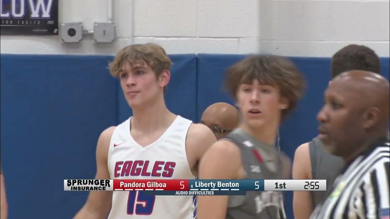 PandoraGilboa vs LibertyBenton Boys Basketball 232023 YouTube