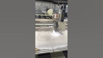 How to quilt mattress with 40mm foam by  quilting machine? #quiltingmachine