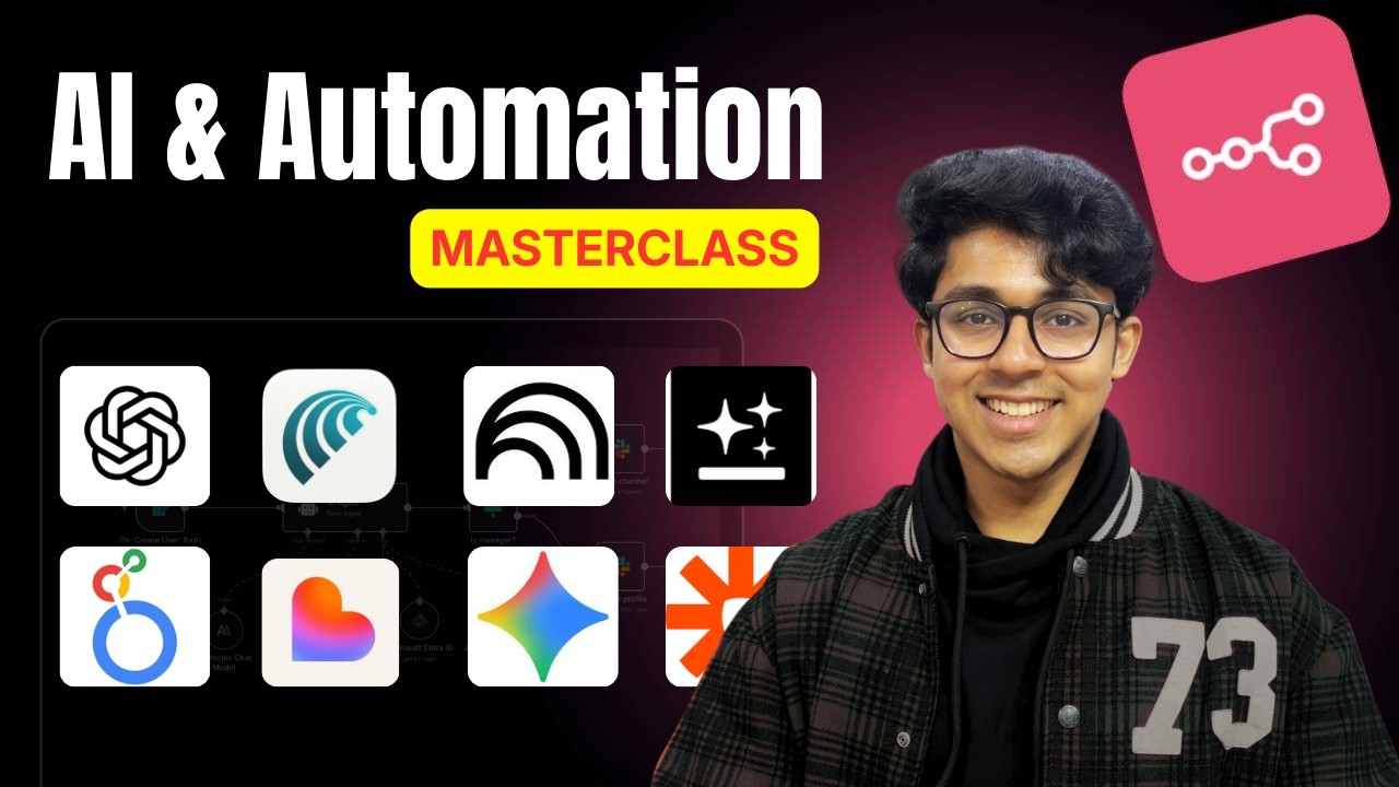 AI & Automation Masterclass 2026 | ChatGPT, Claude, n8n, NotebookLM ...