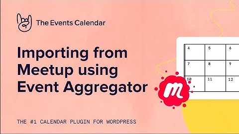 Importing from Meetup using Event Aggregator